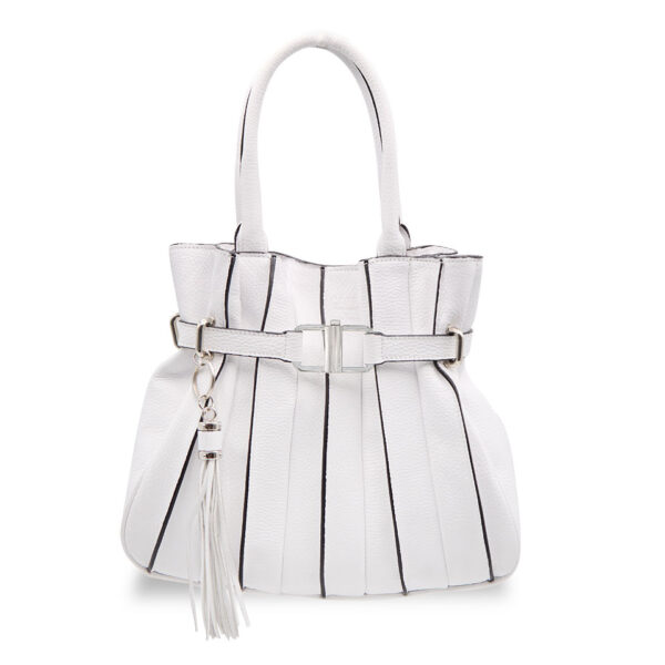 Borsa Marta Media 35 Alce stampato White