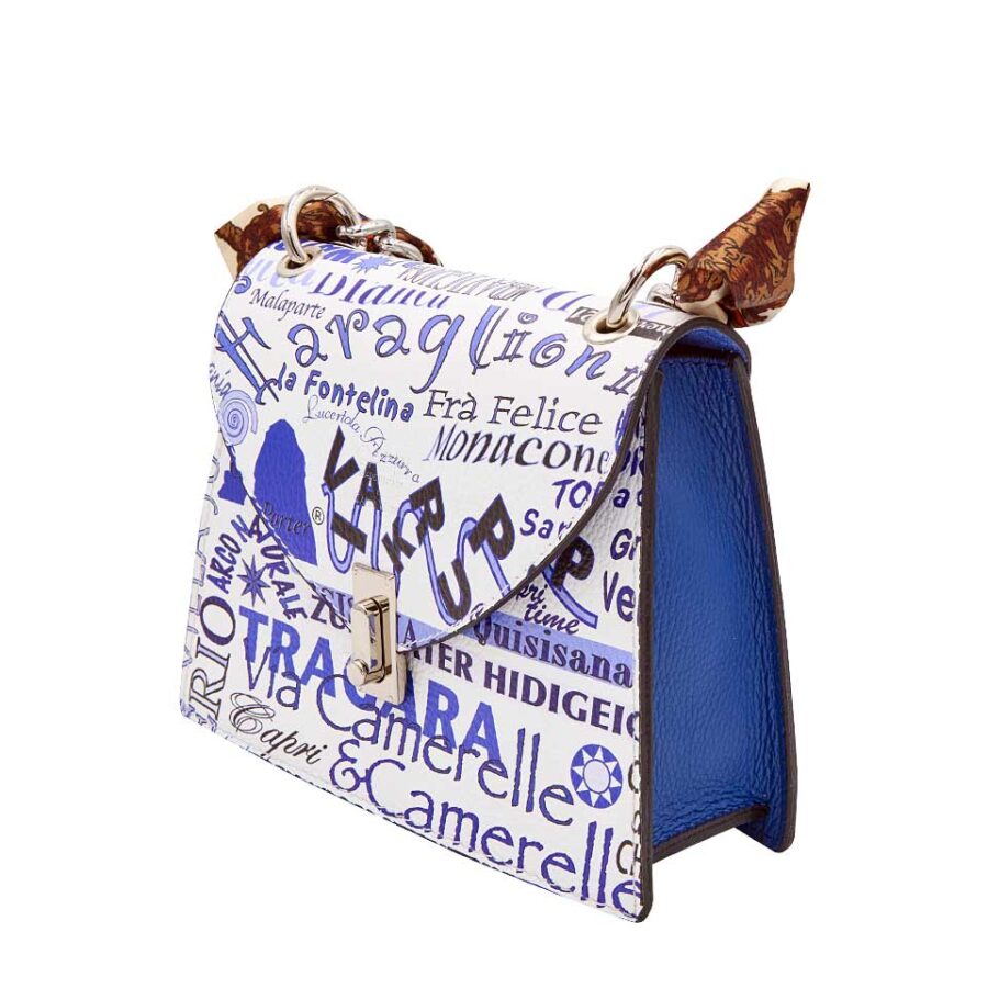 Borsa New York 24 Graffiti Blue Royal - immagine 3