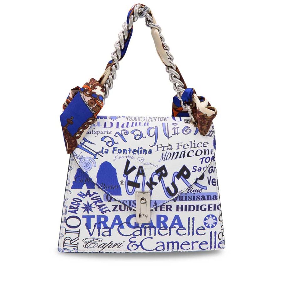 Borsa New York 24 Graffiti Blue Royal - immagine 4