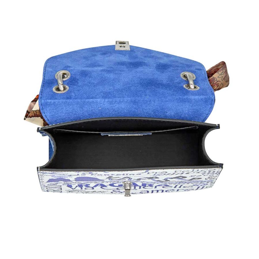 Borsa New York 24 Graffiti Blue Royal - immagine 5