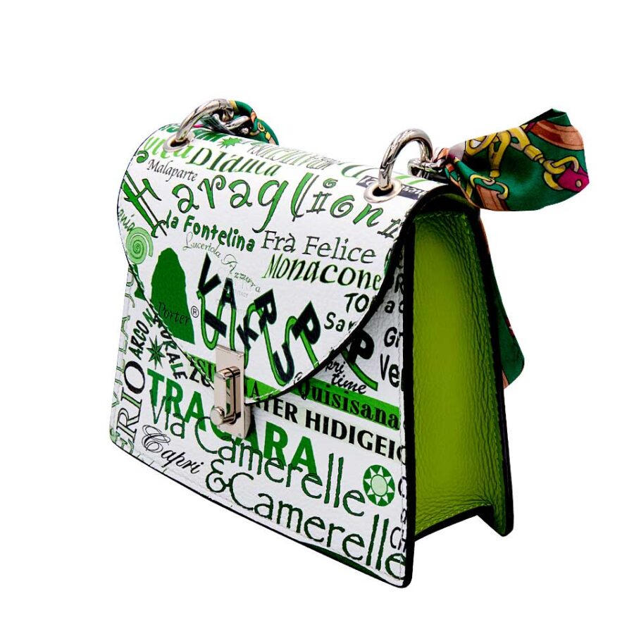 Borsa New York 24 Graffiti Light Green - immagine 2