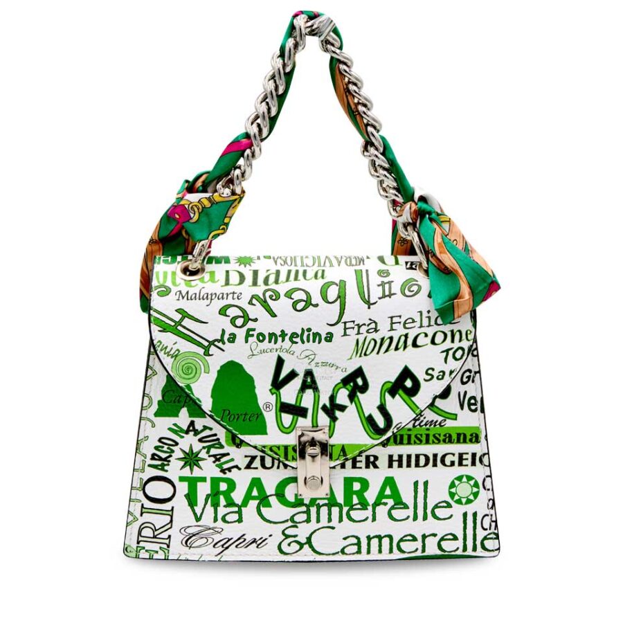 Borsa New York 24 Graffiti Light Green - immagine 3