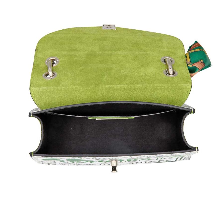 Borsa New York 24 Graffiti Light Green - immagine 4