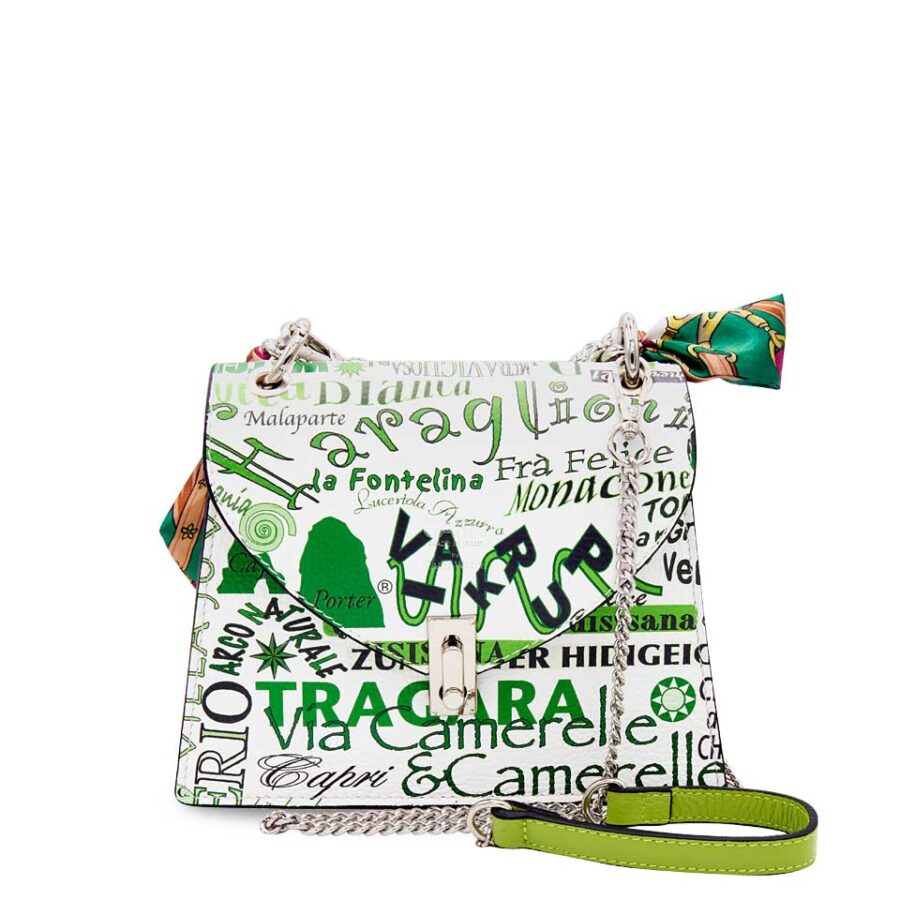Borsa New York 24 Graffiti Light Green - immagine 5