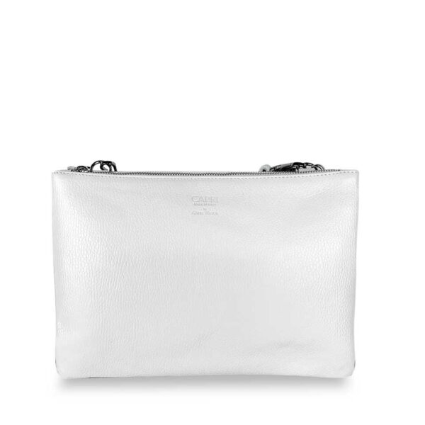 Borsa Pochette Double Bianca