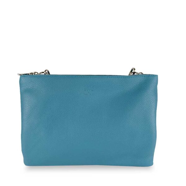 Borsa Pochette Double Blue Baby