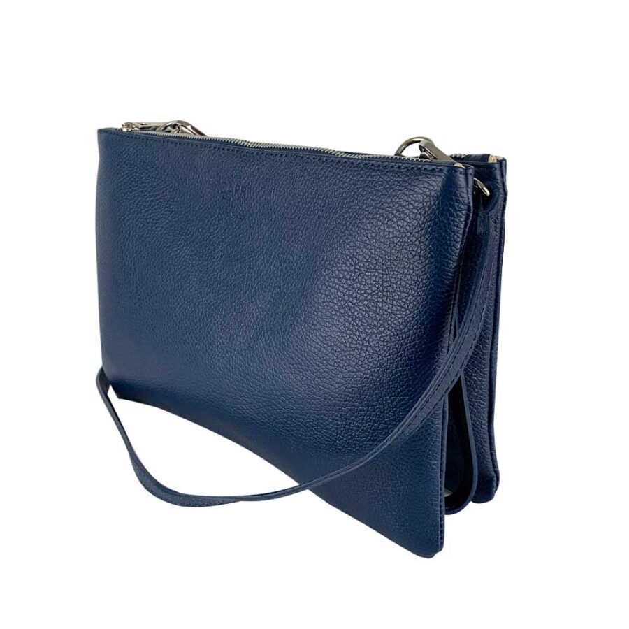 Borsa Pochette Double Blu Navy - immagine 3
