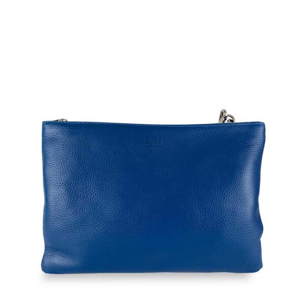 Borsa Pochette Double Blue Royal