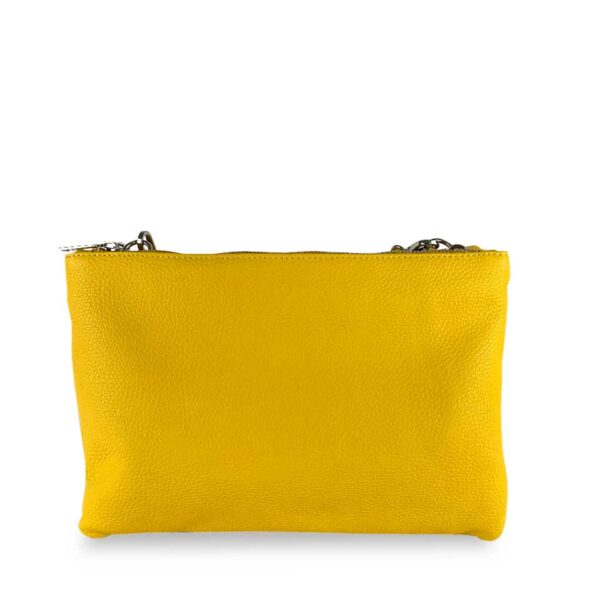 Borsa Pochette Double Gialla