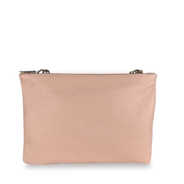 Borsa Pochette Double Rosa