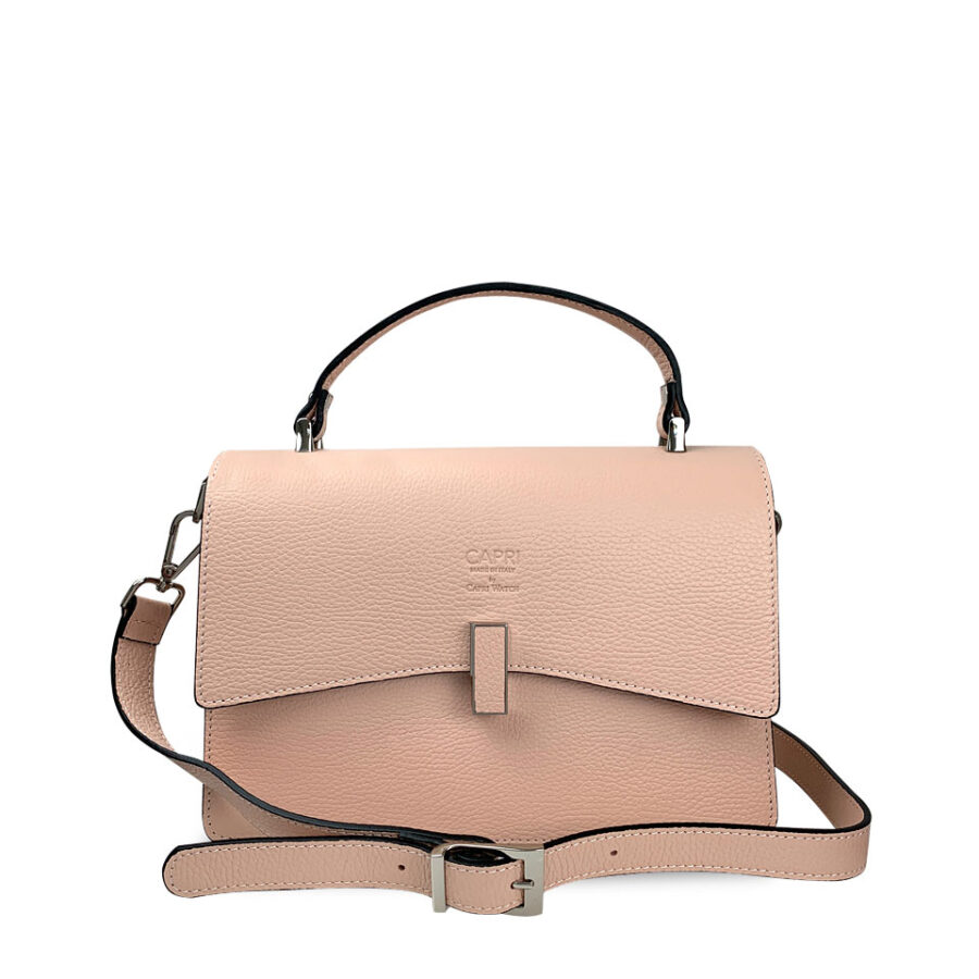 Borsa Rosa a mano e con tracolla - immagine 3