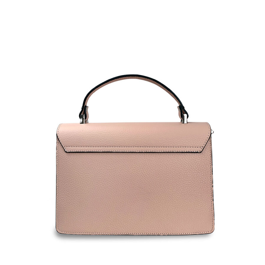 Borsa Rosa a mano e con tracolla - immagine 5