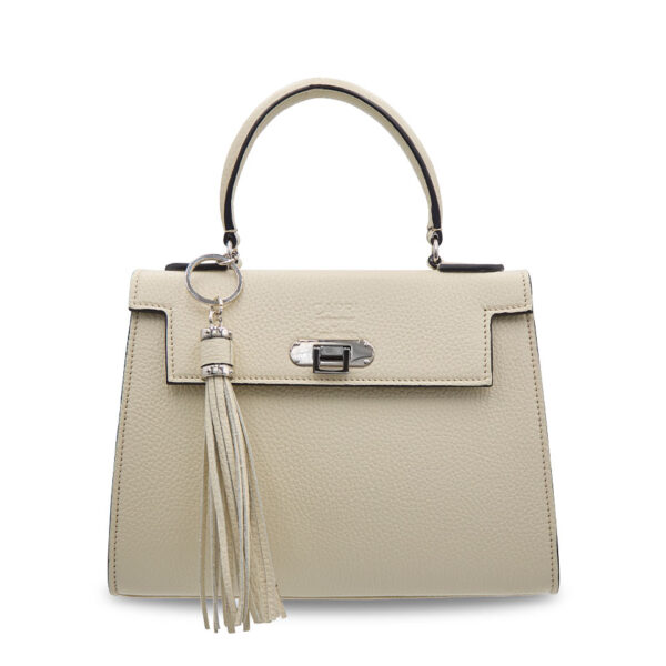 Borsa Rosetta Media 26 Beige Stampa Alce
