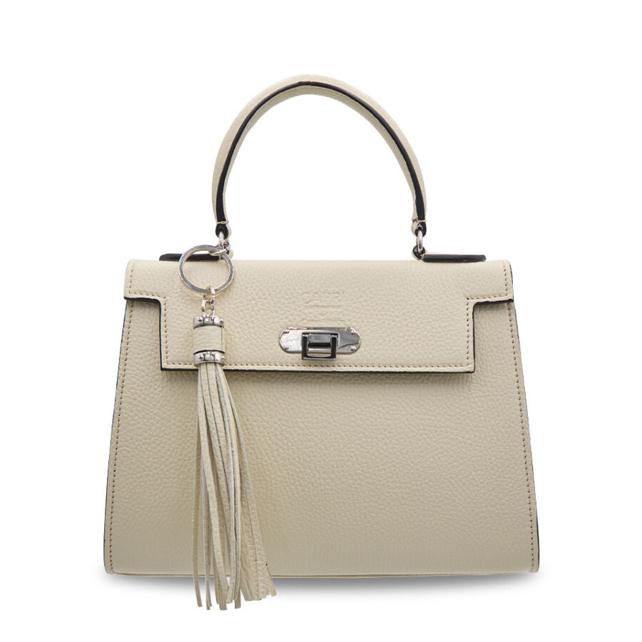 Borsa Rosetta Media 26 Beige Stampa Alce