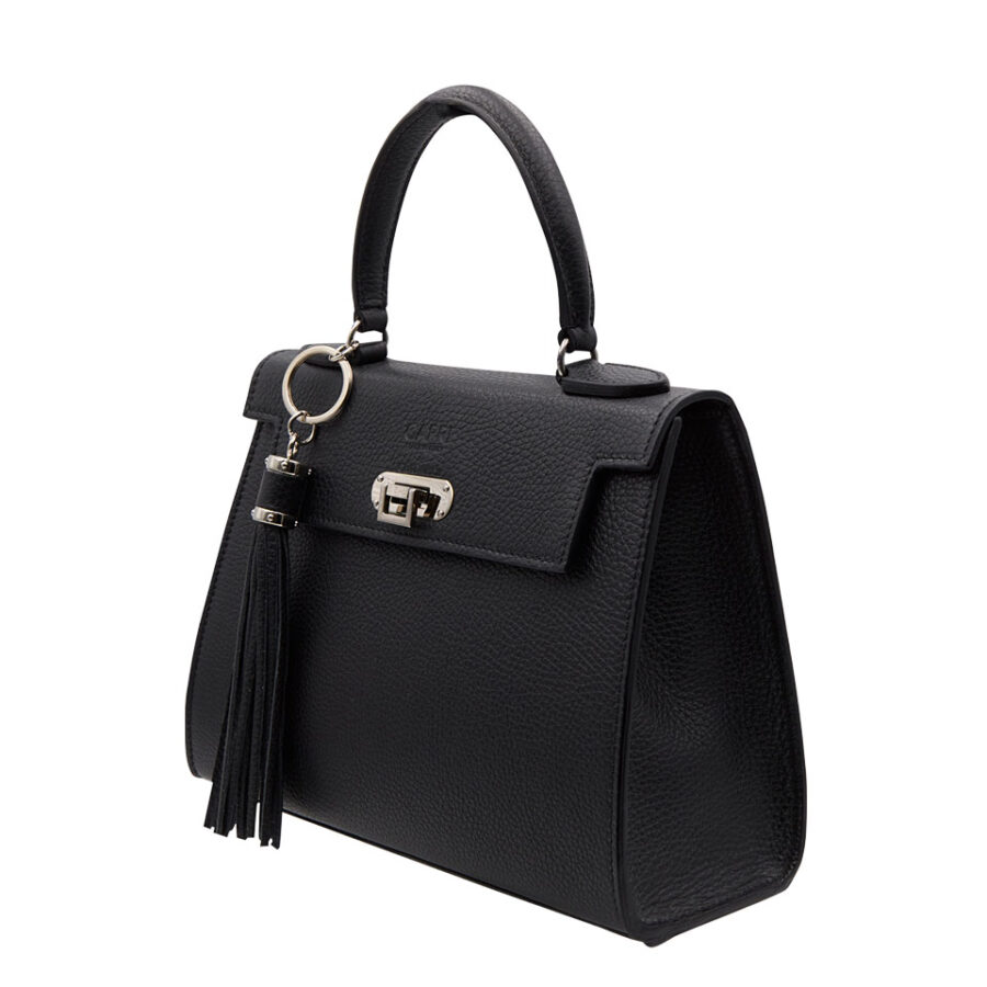 Borsa Rosetta Media 26 Black Stampa Alce - immagine 2
