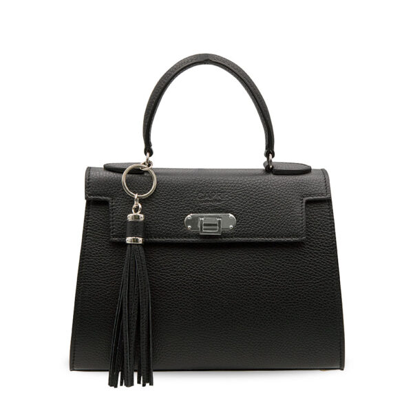 Borsa Rosetta Media 26 Black Stampa Alce