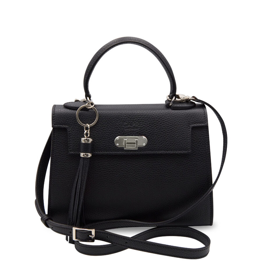 Borsa Rosetta Media 26 Black Stampa Alce - immagine 3