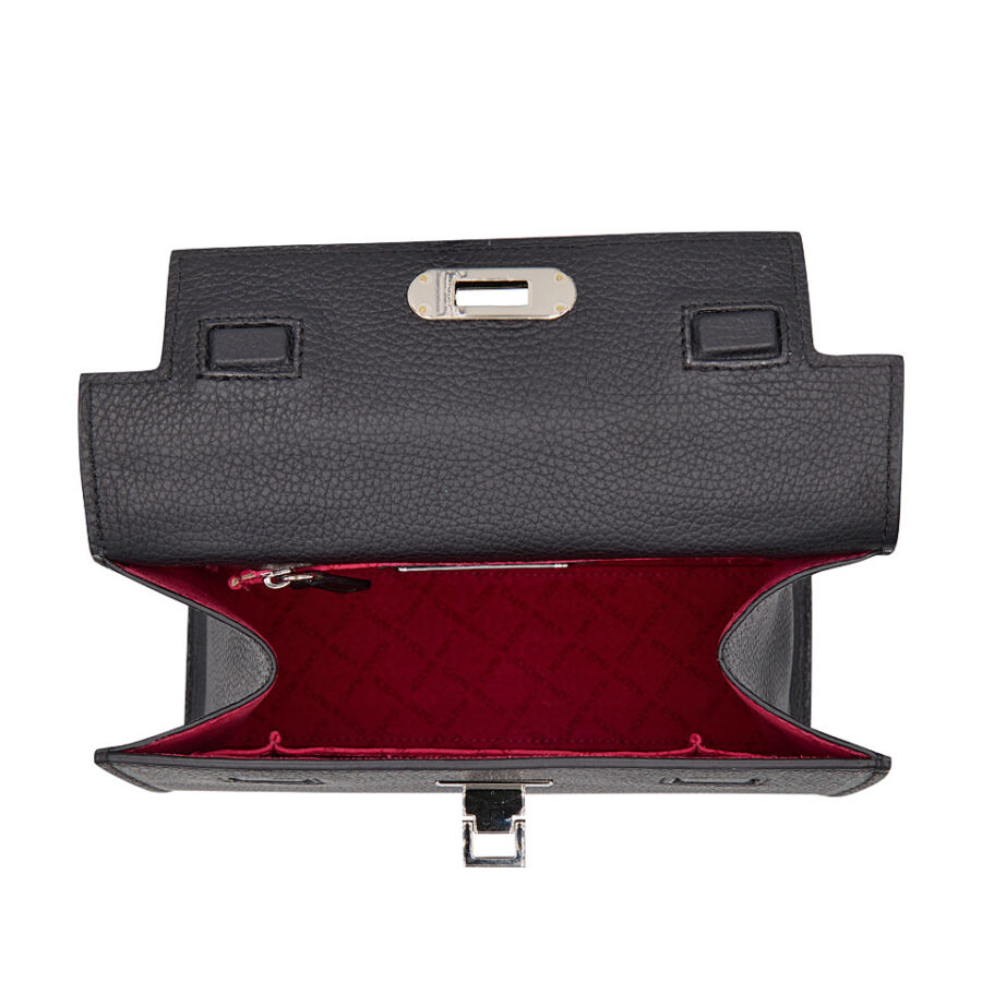 Borsa Rosetta Media 26 Black Stampa Alce - immagine 4