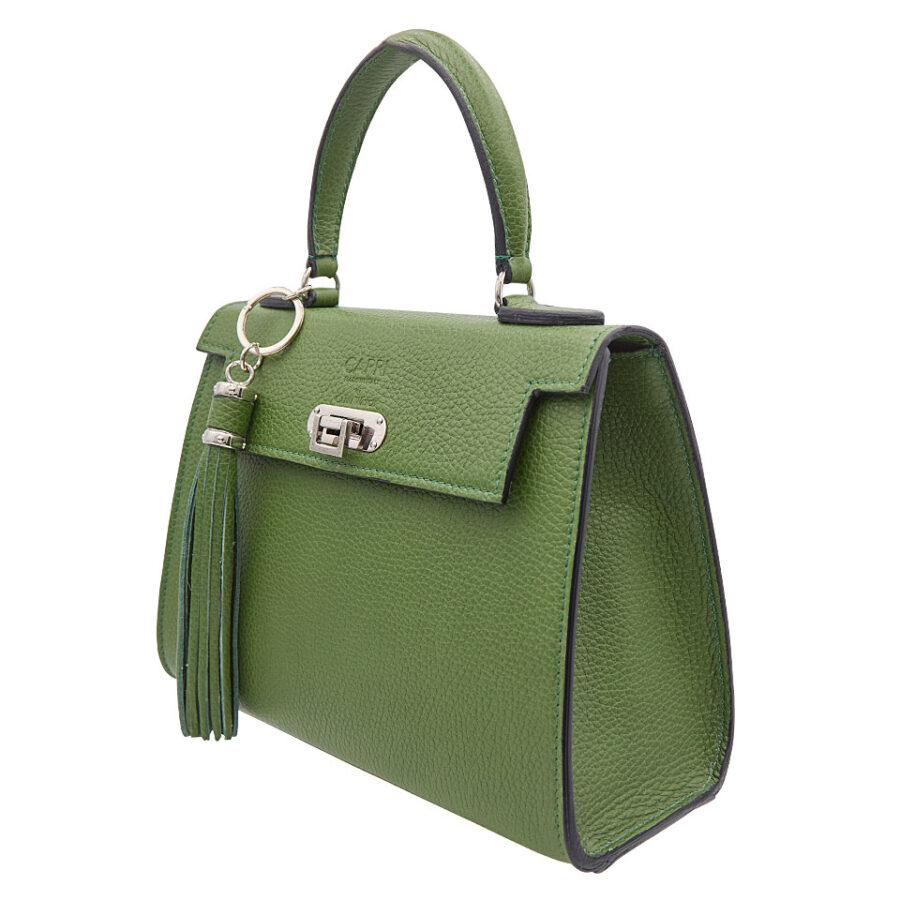 Borsa Rosetta Media 26 Green Stampa Alce - immagine 2