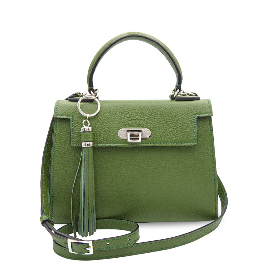 Borsa Rosetta Media 26 Green Stampa Alce - immagine 4