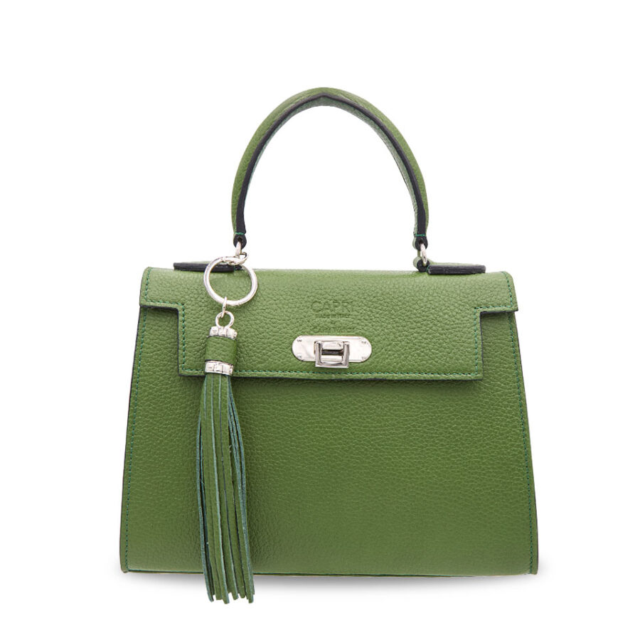 Borsa Rosetta Media 26 Green Stampa Alce