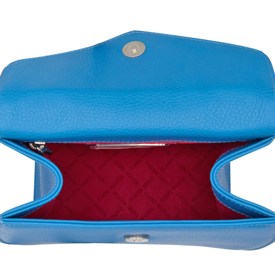 Borsa Rossella Media 23 Alce stampato  Blue Light - immagine 3
