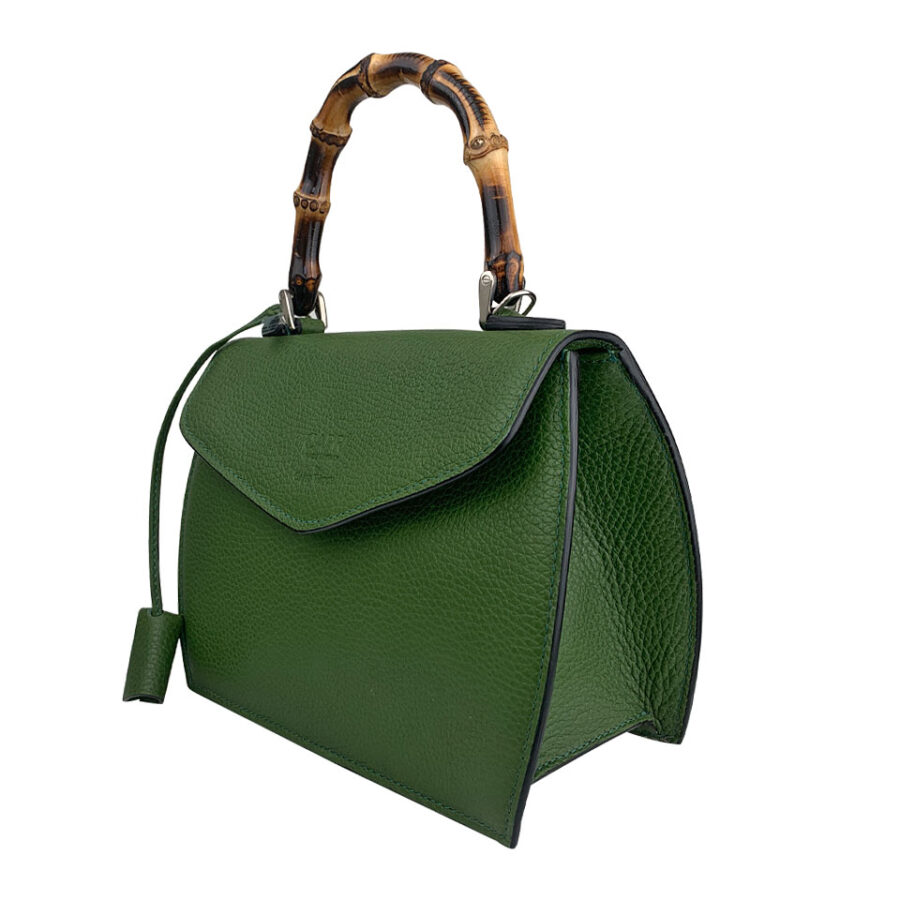 Borsa Rossella Media 23 Alce stampato  Green - immagine 2