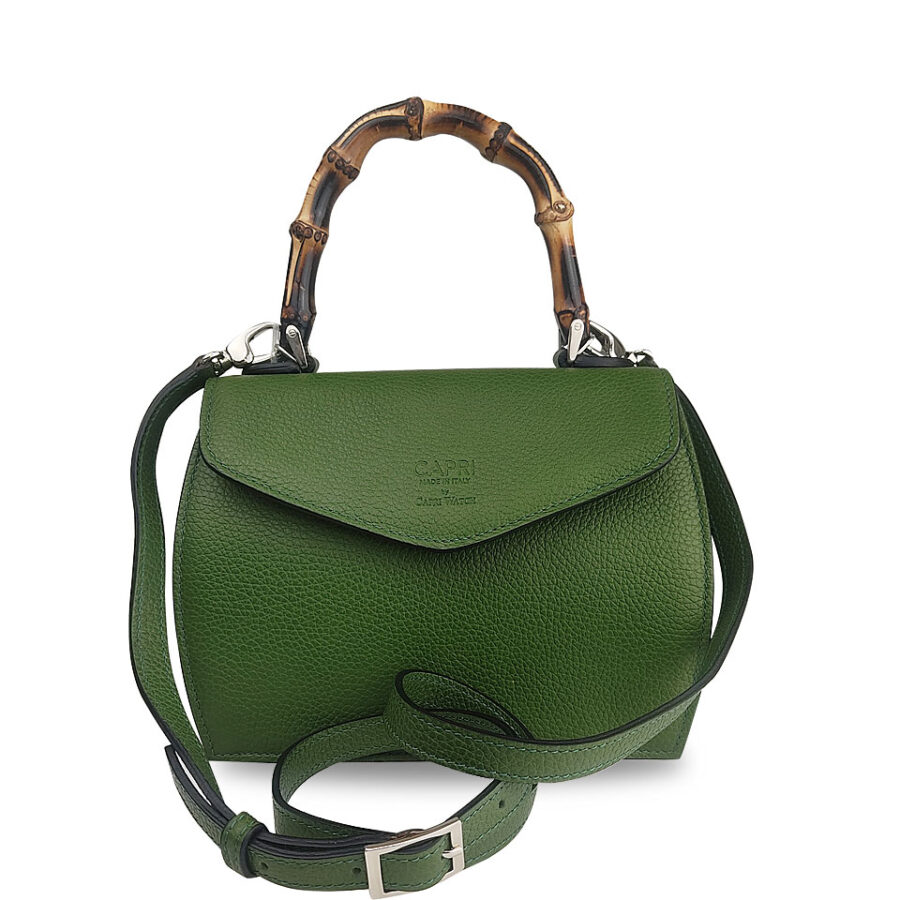 Borsa Rossella Media 23 Alce stampato  Green - immagine 3