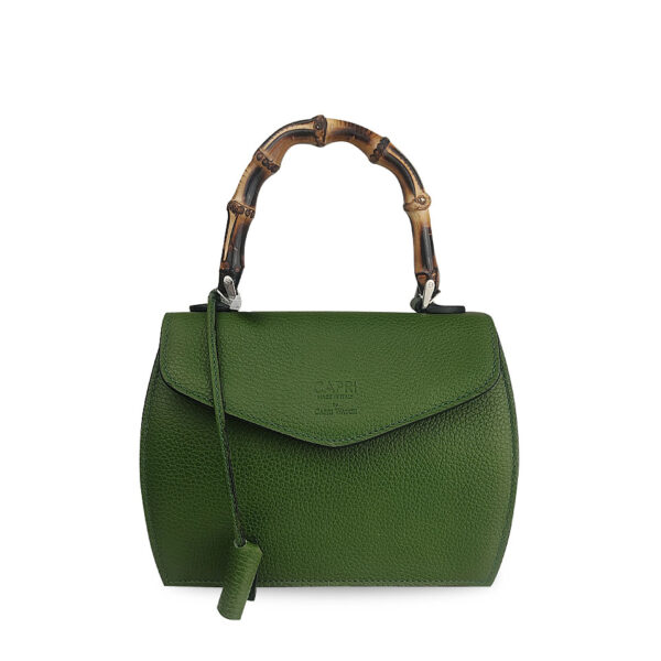 Borsa Rossella Media 23 Alce stampato  Green
