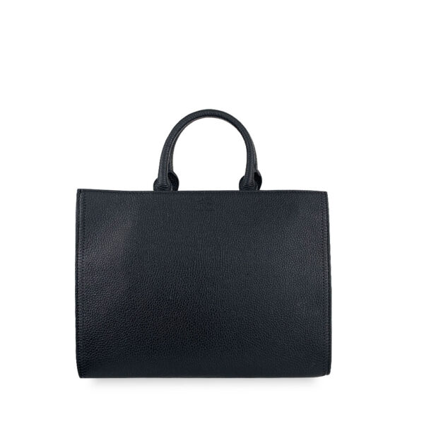 Borsa Valeria Large 33.5 Alce stampato Black