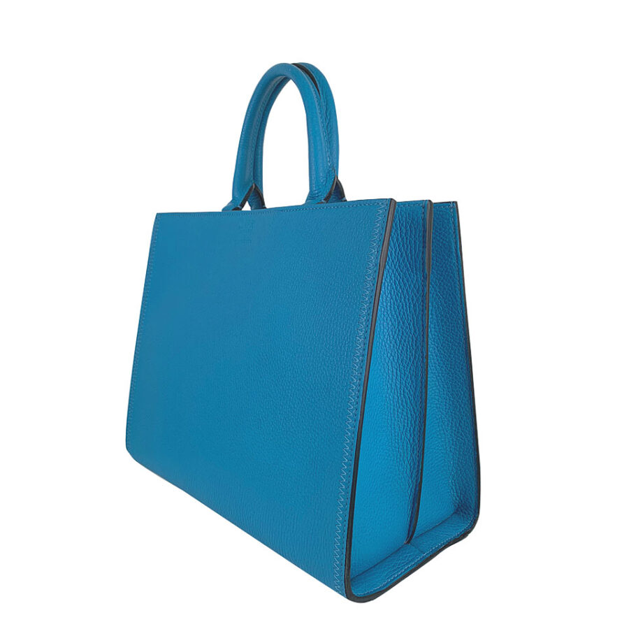 Borsa Valeria Large 33.5 Alce stampato Blue Light - immagine 2