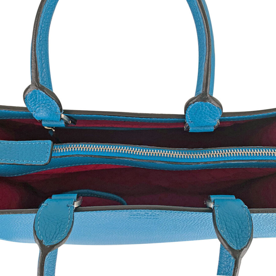 Borsa Valeria Large 33.5 Alce stampato Blue Light - immagine 4