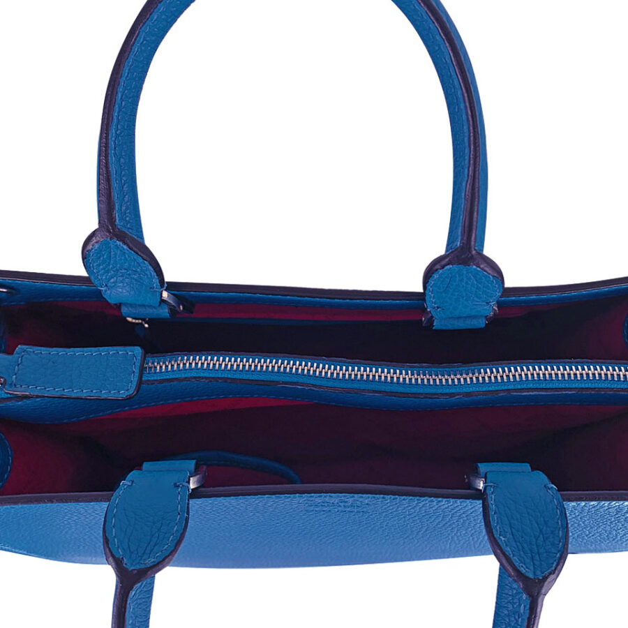Borsa Valeria Large 33.5 Alce stampato Blue Royal - immagine 4