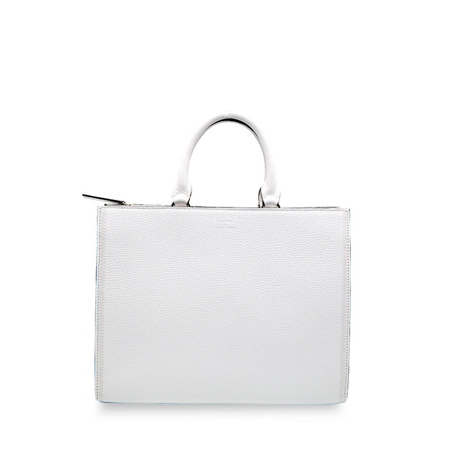 Borsa Valeria Large 33.5 Alce stampato White