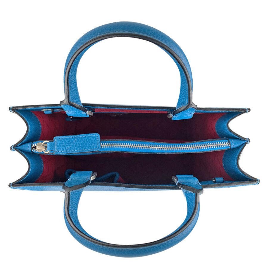 Borsa Valeria Media 28 Alce stampato Blue Light - immagine 3