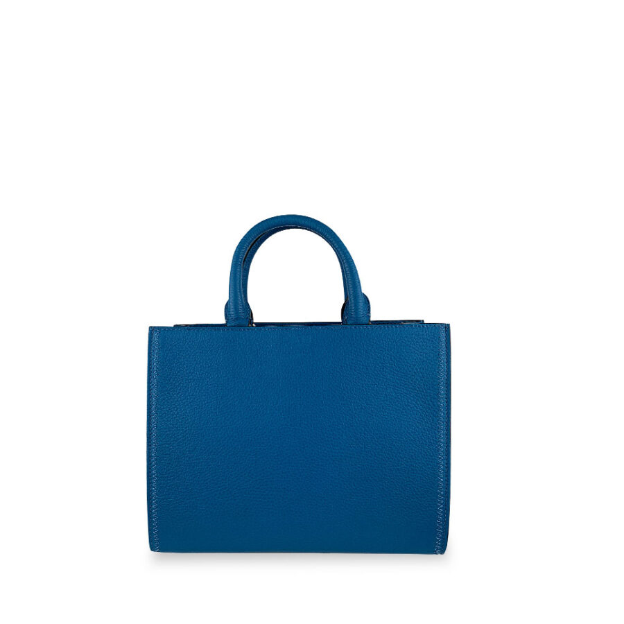 Borsa Valeria Media 28 Alce stampato Blue Light