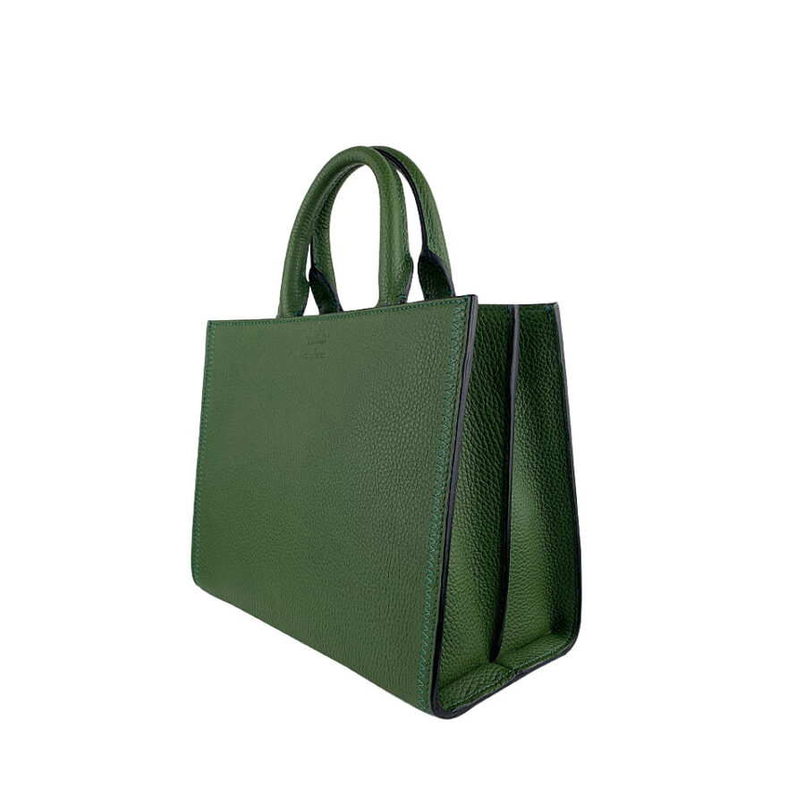 Borsa Valeria Media 28 Alce stampato Green - immagine 2