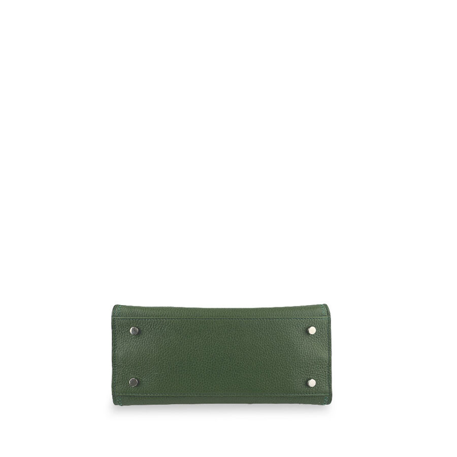Borsa Valeria Media 28 Alce stampato Green - immagine 5