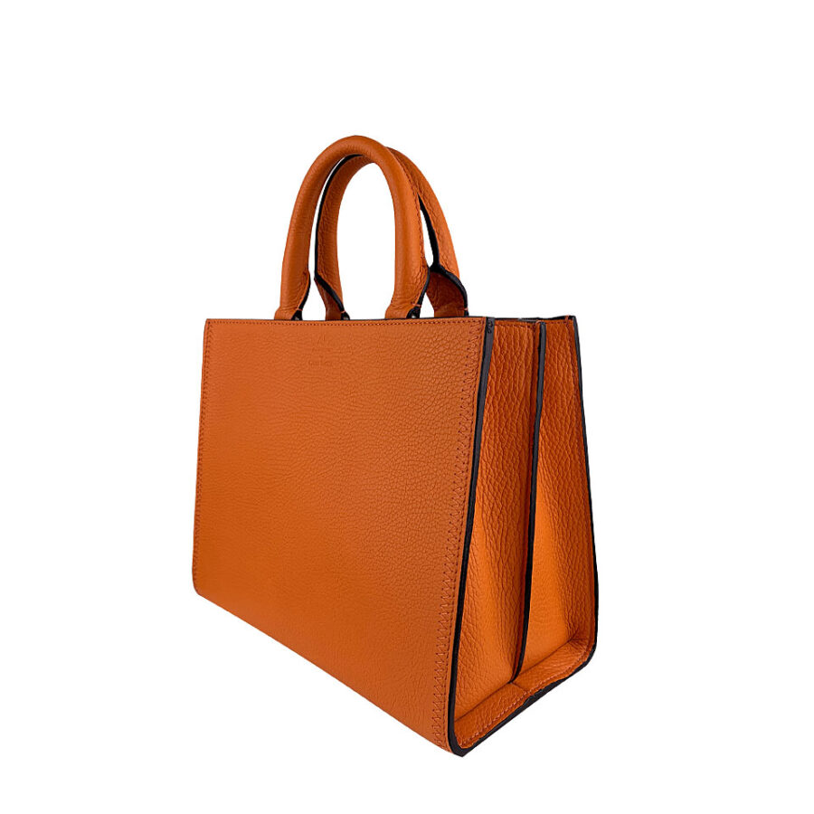 Borsa Valeria Media 28 Alce stampato Orange - immagine 2