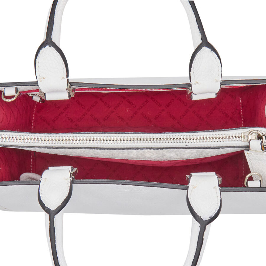 Borsa Valeria Media 28 Alce stampato White - immagine 3