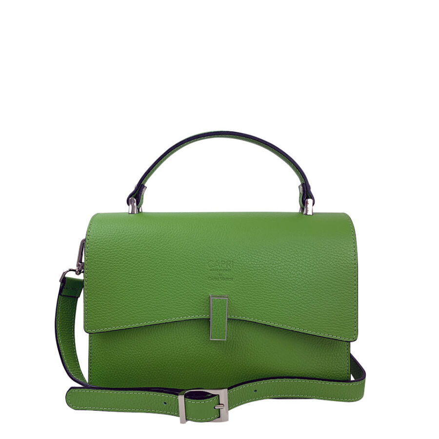 Borsa Verde chiaro a mano e con tracolla - immagine 4