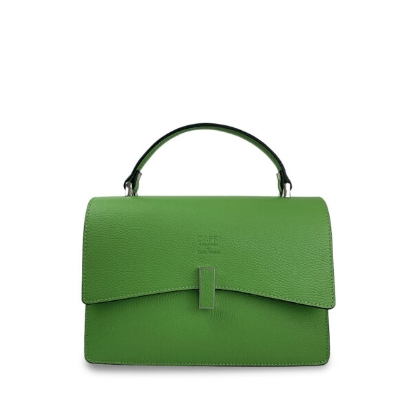 Borsa Verde chiaro a mano e con tracolla