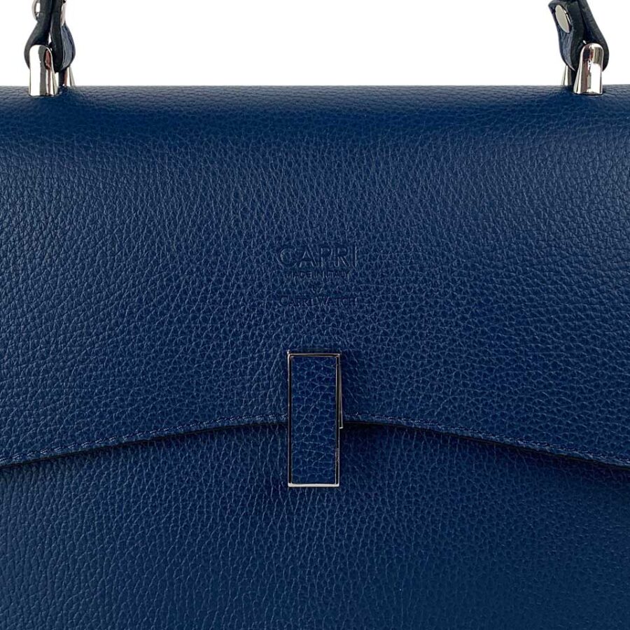 Borsa a mano Blu Navy - immagine 4