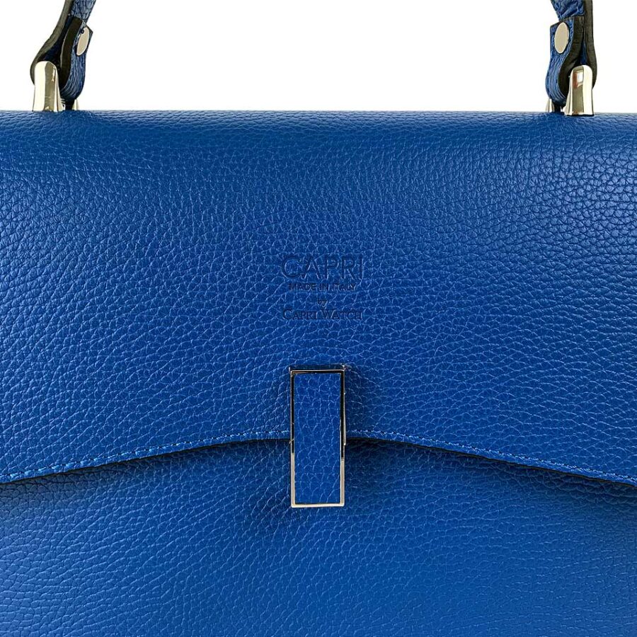 Borsa a mano Blu Royal - immagine 4