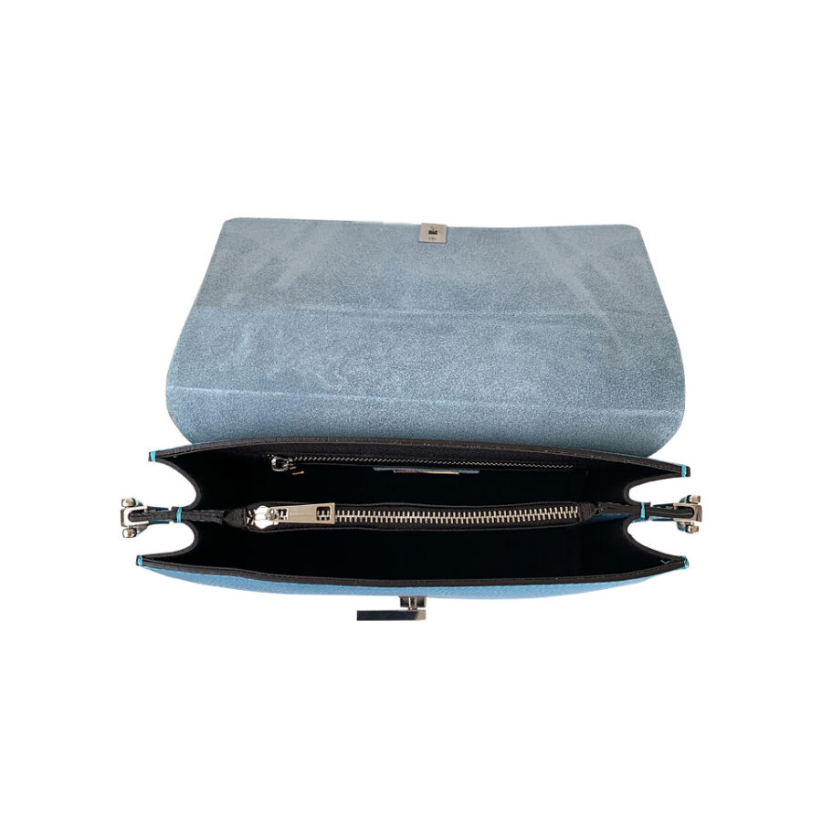 Borsa a mano Blu Royal - immagine 4