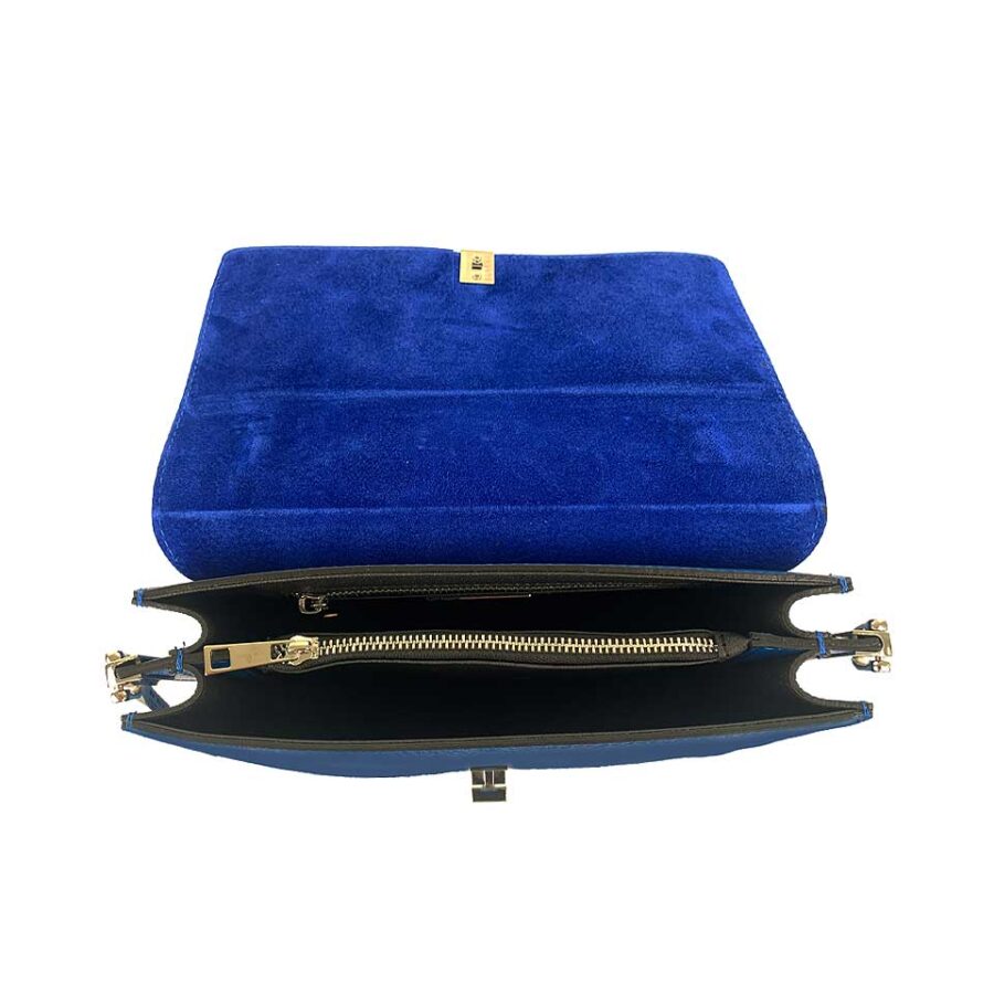 Borsa a mano Blu Royal - immagine 6