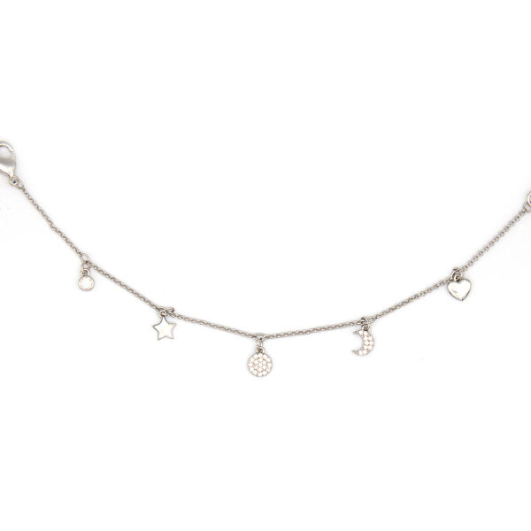 Bracciale Luna e Stella Silver