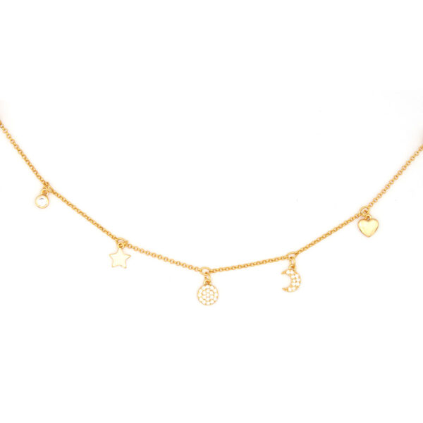 Bracciale Luna e Stella Yellow Gold