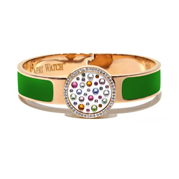 Bracciale MultiJoy Classic Rose Gold Green