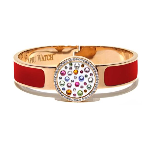 Bracciale MultiJoy Classic Rose Gold Red